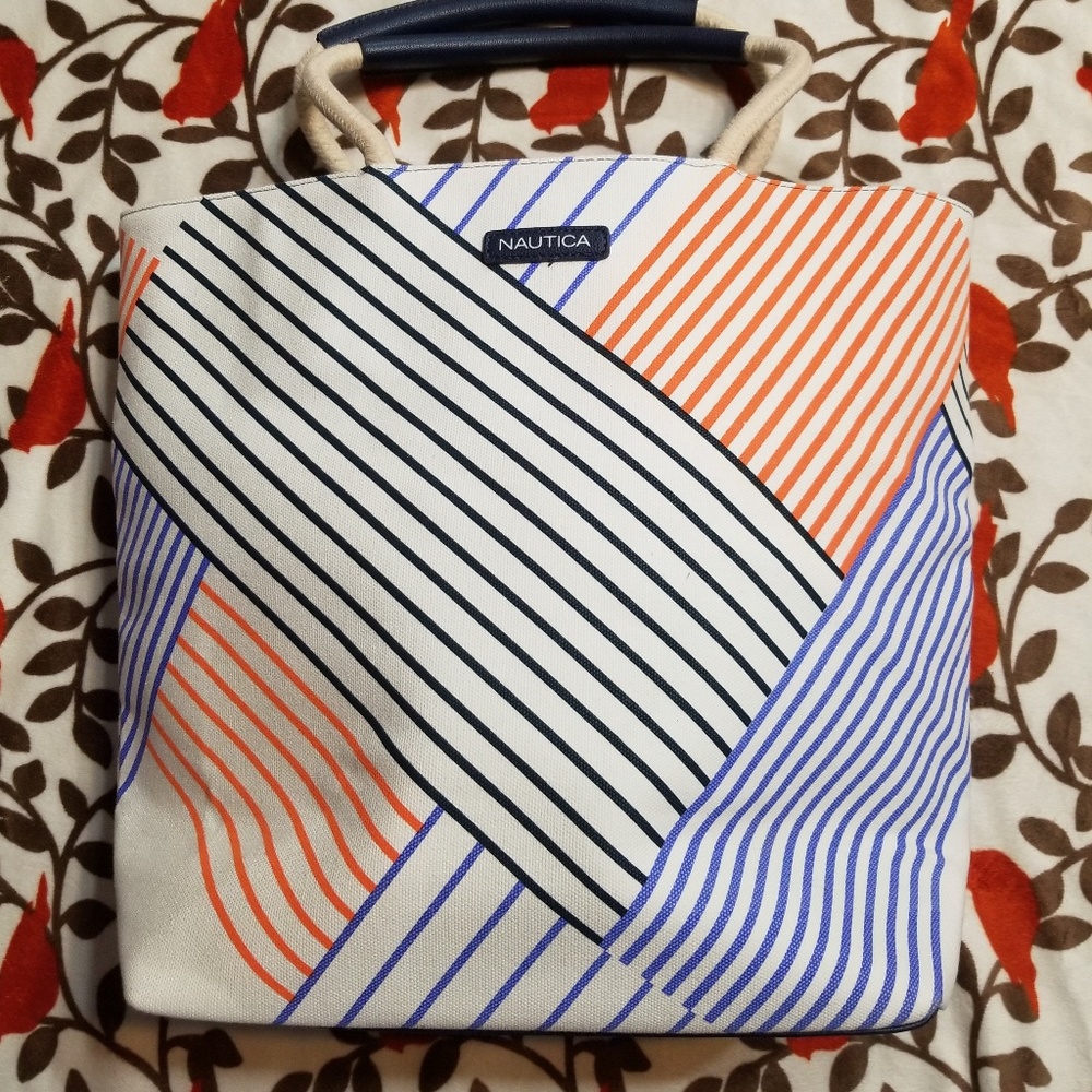 Nautica Striped Tote